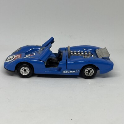 Politoys M16 Matra Simca Sport 660 blue made in Italy 1/43 Race
