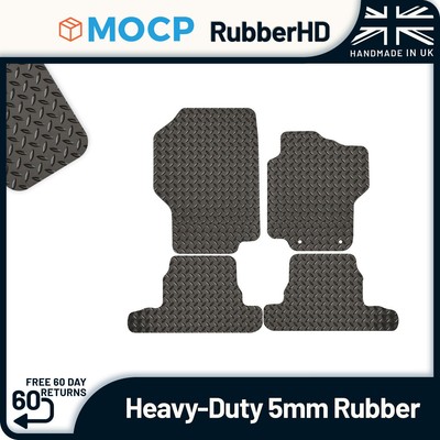 5mm Heavy-Duty Rubber Car Mats to fit Peugeot 1007 2005-2009