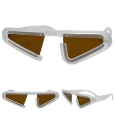 Futuristic Modern Contemporary Retro Party Club Raver SUN GLASSES Frosted Frame