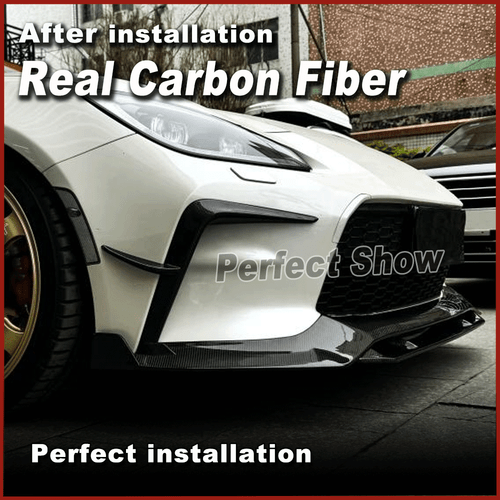 Carbon Frontlippe Front Spoilerschwert Ansatz Spoiler Für TOYOTA GR86 2022-2023 - Picture 3 of 10