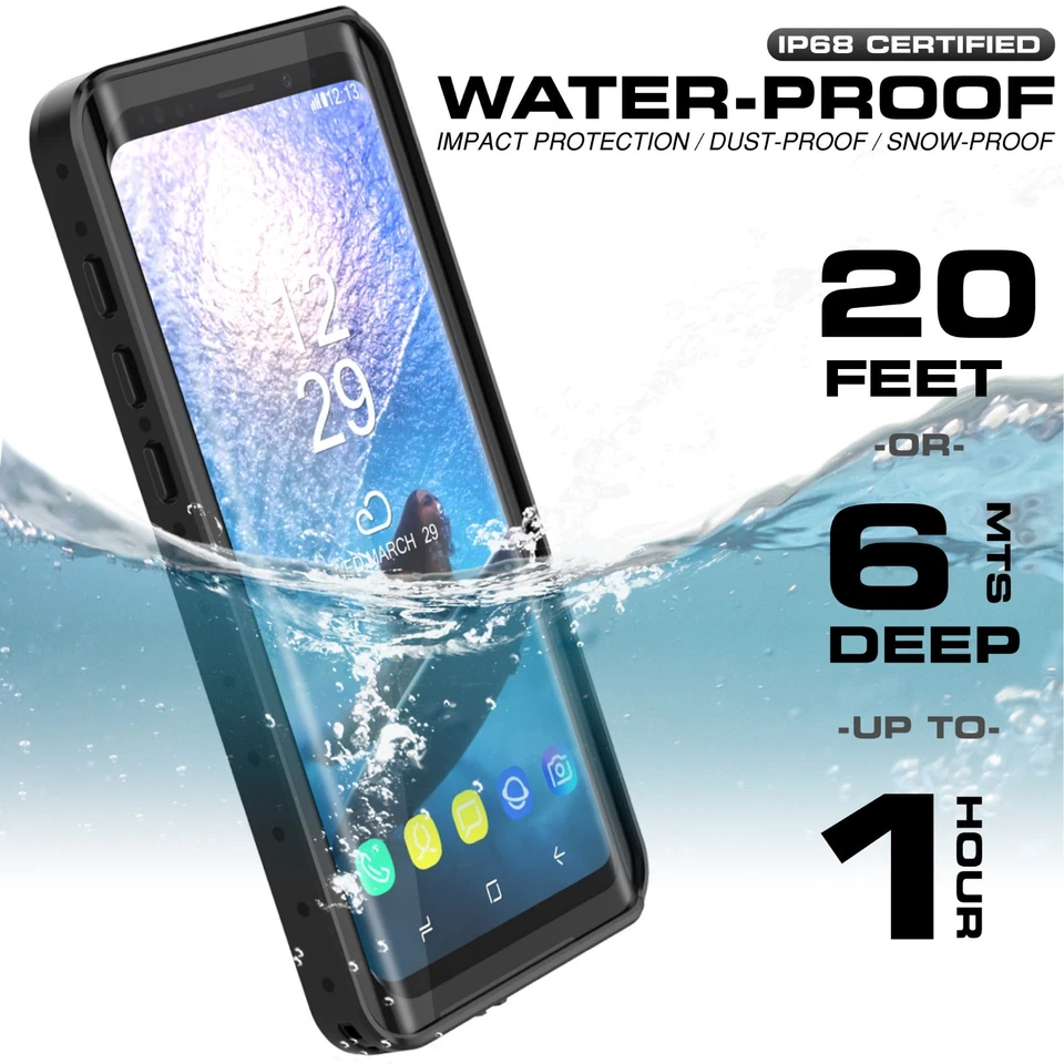 Funda Impermeable Bajo el Agua Antigolpes a Prueba de Suciedad Cubierta Para Samsung Galaxy S9 Plus Foto 2 de 4
