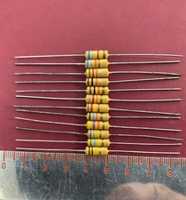 0,5W ISKRA Vintage Carbon Film resistor 4x10 mm