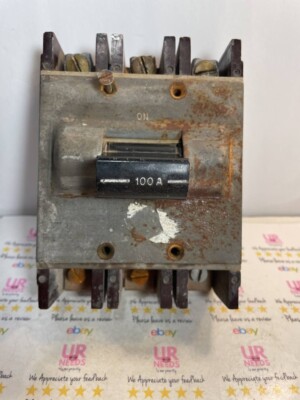 Square D MH-316 100 Amp 3 Pole 240V Type M2 MH316 Circuit Breaker