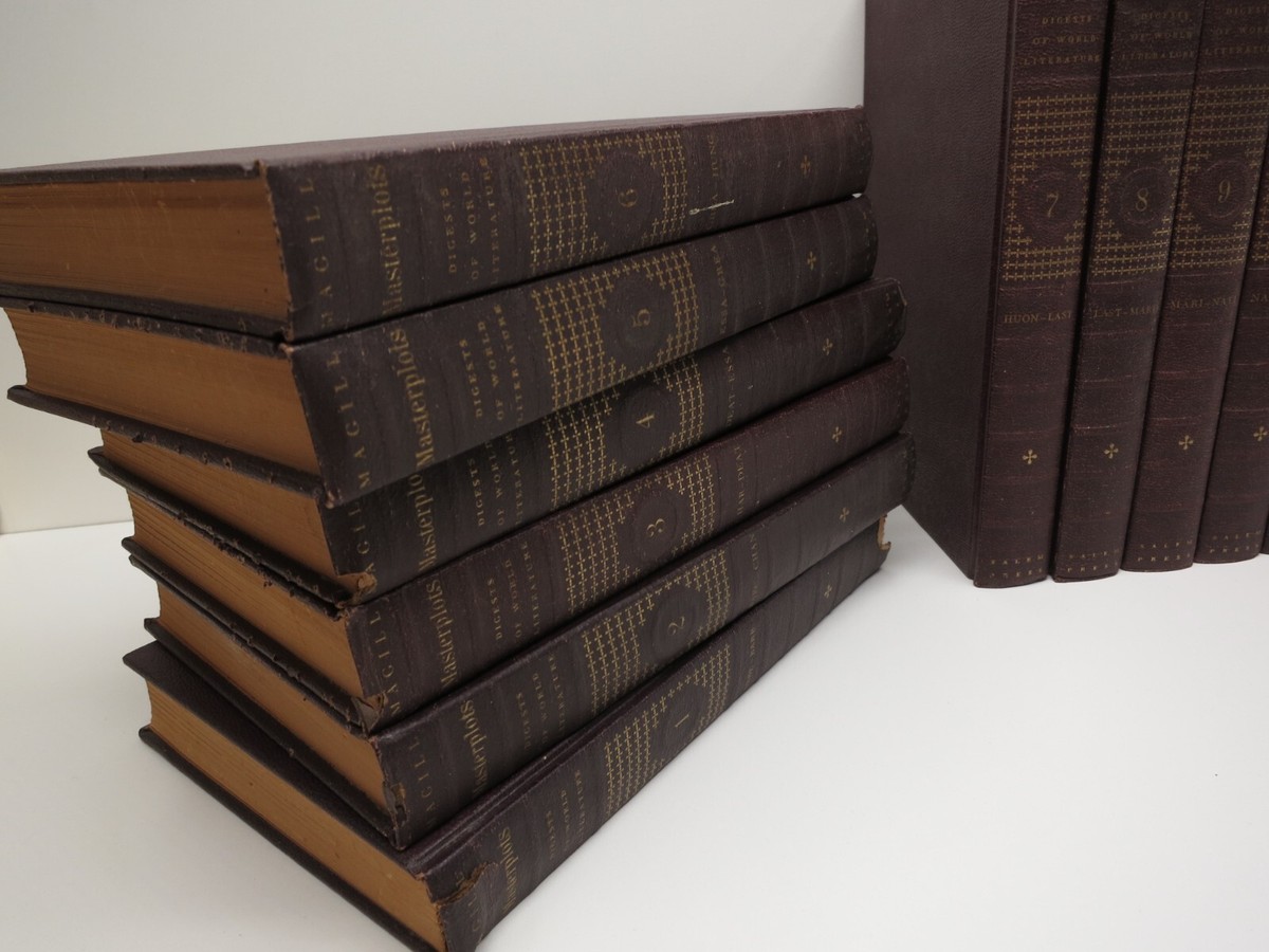 Magill Masterplots 15 Volume Set World Literature 1964 Salem