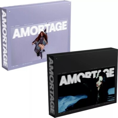 Album BLACKPINK JISOO – 1ST MINI ALBUM "AMORTAGE" (BLACK VERSION) – Inclus CD, Livret, Photocards Aléatoires – Édition Originale Coréenne