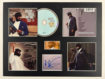GREGORY PORTER - Signed Autographed - NAT KING COLE & ME - Album Display Deluxe