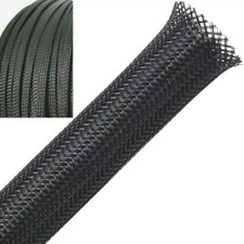 16.4ft PET Expandable Braided Sleeving Wire Cable Sleeve Tubing Protector