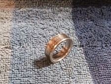 COLORADO State 90 Silver Washington Quarters coin ring 7-1/2