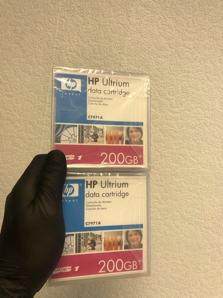 X2 HP C7971-60000 Ultrium LTO1 200GB Data Cartridge | C7971A UK SELLER - Image 2 of 4