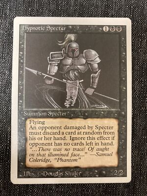 Magic the gathering ~ MTG ~ 1x Hypnotic Specter ~ Revised ~ LP/MP