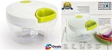 Hand Chopper Manual Food-Processor Pull String To Slice Vegetables,Onions etc