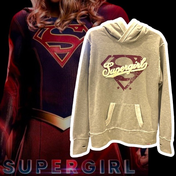 SUPERGIRL Warner Bros women’s Pullover Hoodie DC Comic Sweater Size XXL