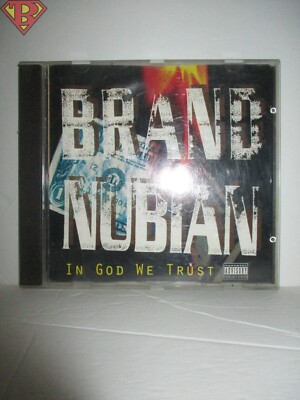 Brand Nubian In God We Trust CD 1992 Sadat X Diamond D Hip Hop Lord Jamar Used