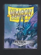  Dragon Shield Matte Petrol (100) Shield Sleeves Free Shipping