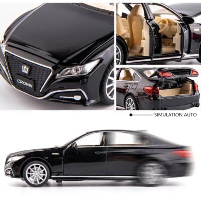 1:32 Toyota CROWN 2024 Diecast Car Model Simulation Sound