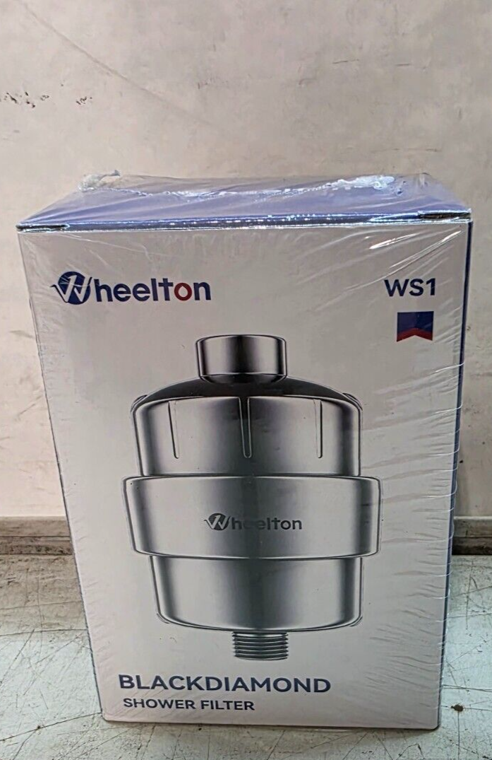Wheelton Black Diamond Shower Filter for Cleaner, Healthier Water