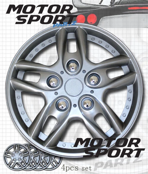 Колпаки колес 14 дюймов обод колеса чехол 4 шт набор 14 дюймов колпаки ступицы стиль 515 - Изображение 2 из 4