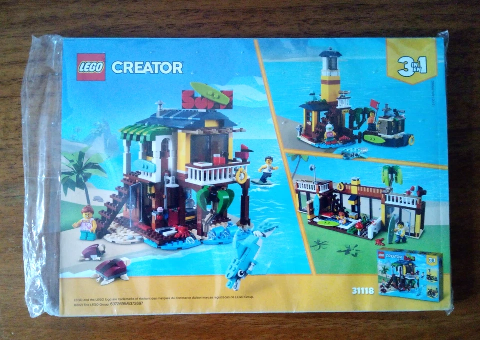 LEGO CREATOR 3in1 31120  2 MANUALI NUOVI MAI APERTI - Immagine 2 di 2