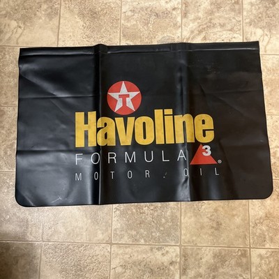 Havoline Formula 3 Motor Oil Magnetic Fender Cover Man Cave Workshop Banner 