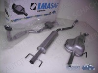 Imasaf Auspuffanlage Komplett+Kat für Opel Astra G Caravan+Kasten 1.6 1998-2000