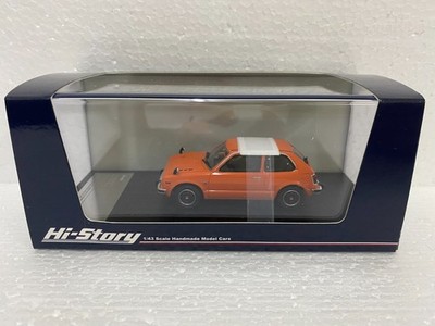 Hi Story HS344OR Honda Civic RS (1974) Orange resin 1:43 scale