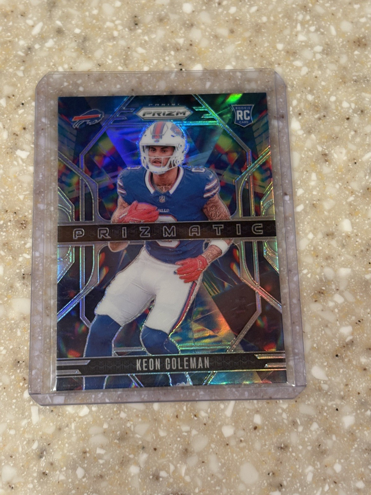 2024 Panini Prizm - Prizmatic Keon Coleman #15 Silver Prizm (RC)