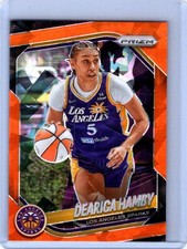 2025 Panini Prizm WNBA #39 Dearica Hamby White Seismic Prizm