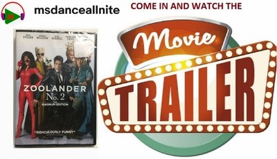 Zoolander No. 2 (DVD,2016,Unrated,Magnum Edtn,Widescreen) Ben Stiller,BRAND NEW!