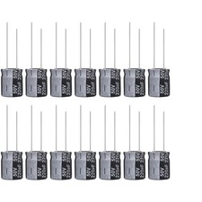 High-Performance 220uF 50V Electrolytic Capacitors - 10x13mm Sized, Pack of 15