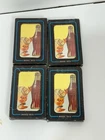 Lot Of 4 Decks Vintage Rare Coca Cola Sprite Boy Playing Card 1970’s Coke Sealed