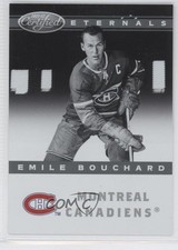 2011-12 Certified Eternals Emile Bouchard #12 HOF 9bs