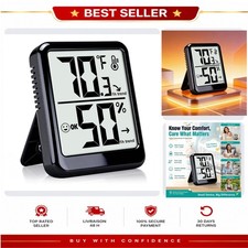 Digital Indoor Thermometer Hygrometer Temperature Humidity Monitor