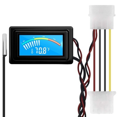 KETOTEK Digital Thermometer Temperature Meter Gauge Waterproof Sensor Probe A...