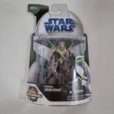 STAR WARS The Clone Wars GENERAL GRIEVOUS No.6 Hasbro MOC OVP + Star Case