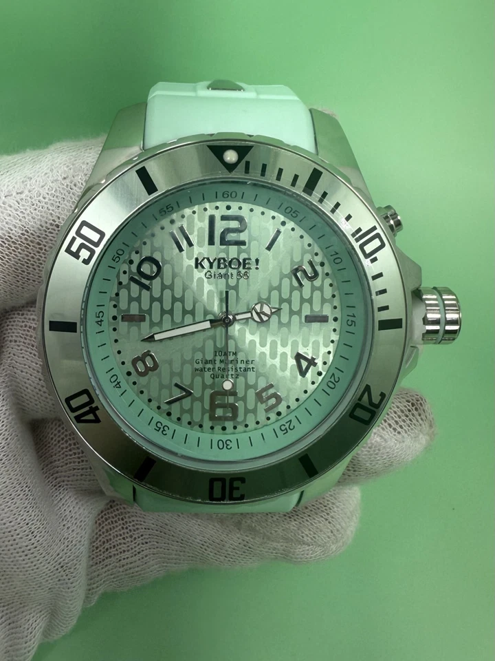 KYBOE! Giant Mariner 55mm Minty 10ATM Water Resistance Quartz Watch SC.55-003.15 - Image 3 of 4