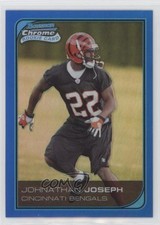 2006 Bowman Chrome Blue Refractor /150 Johnathan Joseph #61 Rookie RC