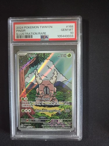 Pokemon 2024 Pinsir Twilight Masquerade #168 PSA 10