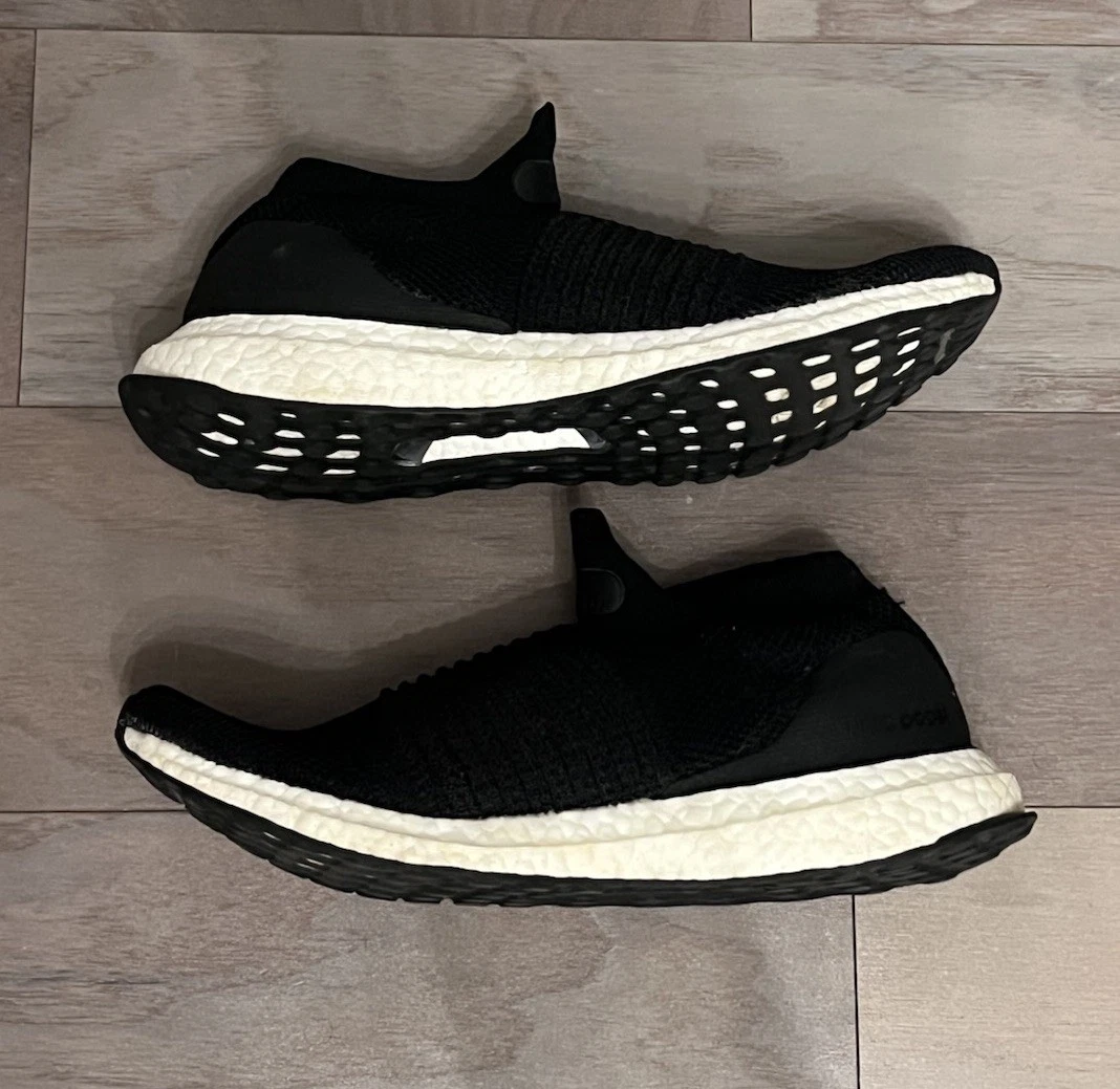 adidas UltraBoost Laceless Black Boost | eBay