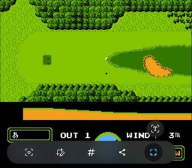 &copy;1988 Namco NINTENDO FAMICOM sports game CLASSIC GOLF Ozaki no Hole in One jap.