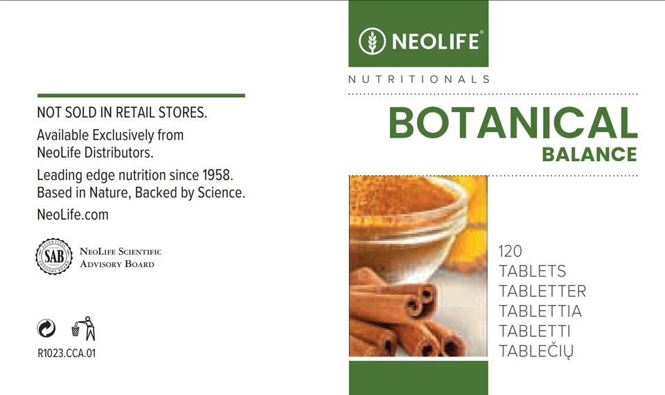 NeoLife Botanical Balance – Blutzucker-Balance Kapseln | Chrom & Ceylon-Zimt - Bild 4 von 4