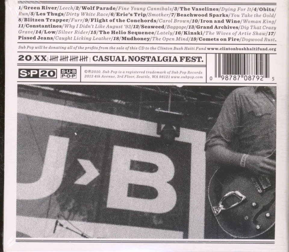Various Artists Sp20: Casual Nostalgia Fest CD USA Sub Pop 2010 in gatefold card - Image 2 of 2
