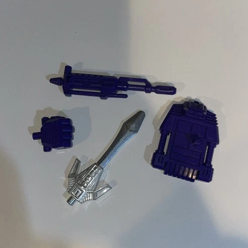 Vintage Transformers G1 Stunticons Menasor Motormaster Lot 4 Weapons/Fist/Foot