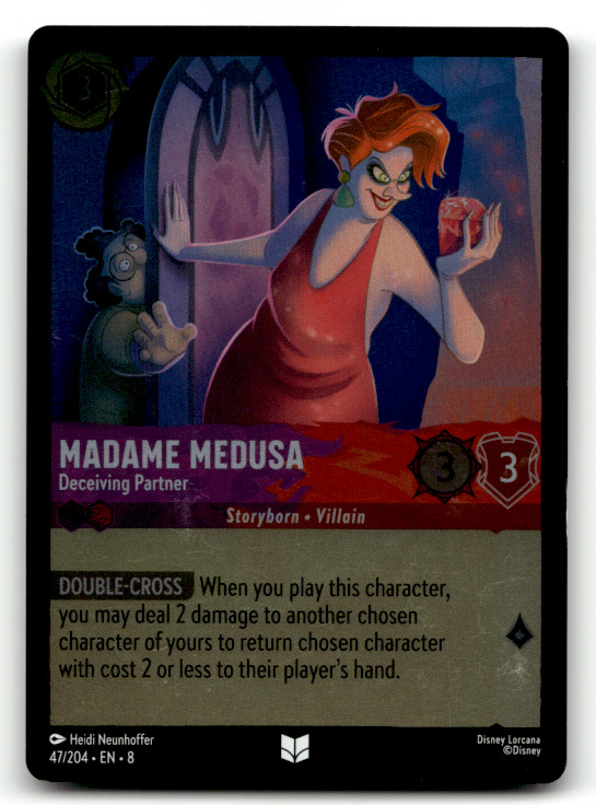 Madame Medusa - Deceiving Partner 47/204 Foil Uncommon Reign of Jafar LP