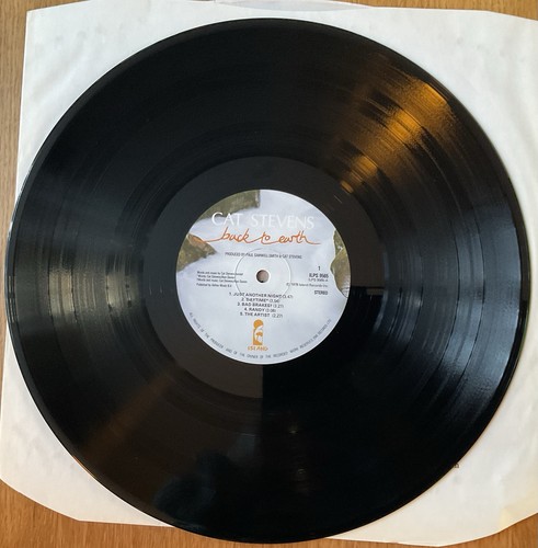 Cat Stevens-Back to Earth Vinyl LP Stereo Textured Sleeve Island Records 1978 UK - Picture 9 of 13