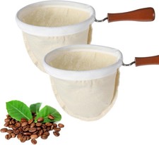 Flannel Cloth Coffee  with Wooden Handle, Reble Handmade Coffee