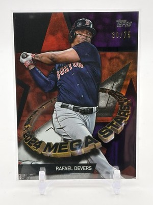 2024 Topps Rafael Devers TMS2-15 Mega Stars /75  Red Sox Giants