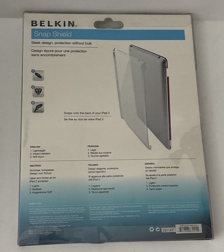 Belkin Snap Shield Cover I Pad 2 Black Speckled - Picture 2 of 4