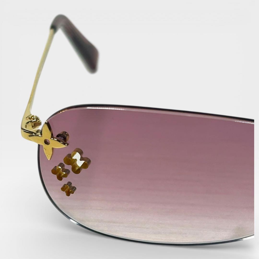 Louis Vuitton Desmayo Rectangular Sunglasses Desi… - image 8