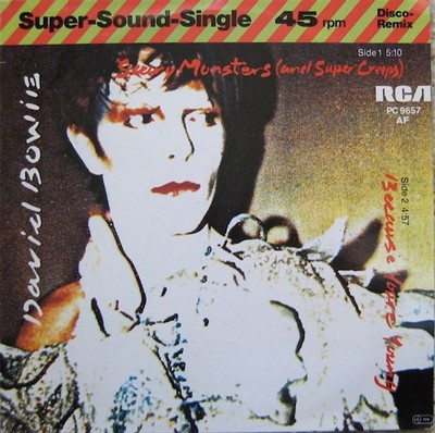 David Bowie - Scary Monsters (And Super Creeps) / Because You're Young (12'', Sin