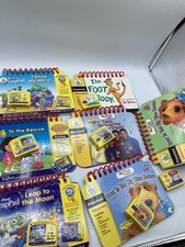 Lot of 7 My First Leap Pad LeapPad Game Cartridges and Books Untested EUC